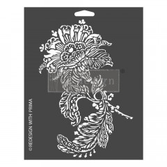 Decor Stencil 9x12 Inch - Adored Paisley