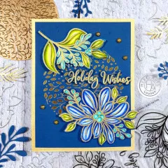 Hero Arts Clear Stamps - Merry Foliage