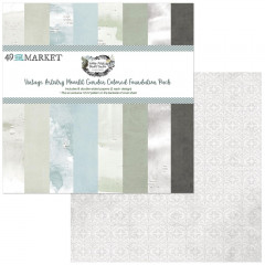 Vintage Artistry - Moonlit Garden - 12x12 Collection Pack