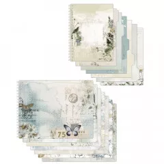 Vintage Artistry - Moonlit Garden - Spiral Notebook Set