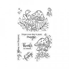 Hero Arts Clear Stamps - Hello Fungi