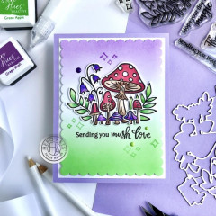 Hero Arts Clear Stamps - Hello Fungi