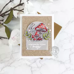 Hero Arts Clear Stamps - Hello Fungi