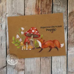 Hero Arts Clear Stamps - Hello Fungi