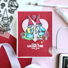 Hero Arts Clear Stamps - Happy Gnomes