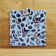 Simon Hurley 6x6 Cling Stamps - Wings and Things