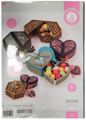 Tonic Studios Die Set - Heart & Hexagon Split Box