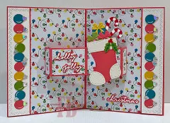 Karen Burniston Die - Small Script - Christmas