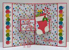 Karen Burniston Die - Christmas Border 1