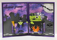 Karen Burniston Die - Halloween Border