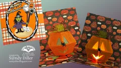 Karen Burniston Die - Halloween Border