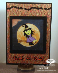 Karen Burniston Die - Halloween Border