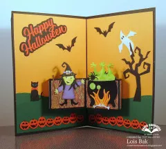 Karen Burniston Die - Halloween Border