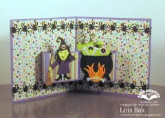 Karen Burniston Die - Halloween Border