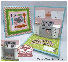 Karen Burniston Die - Oven Pop-Up