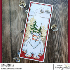 Stamping Bella - Cling Stamps - Oddball Yeti