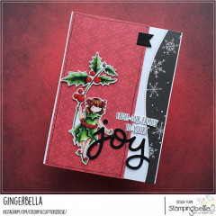 Stamping Bella - Cling Stamps - Tiny Townie Garden Girl Holly