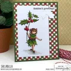 Stamping Bella - Cling Stamps - Tiny Townie Garden Girl Holly