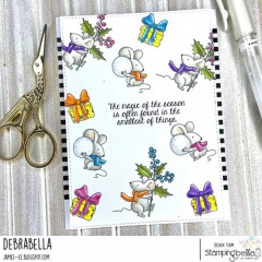 Stamping Bella - Cling Stamps - Winter Woodland Mice