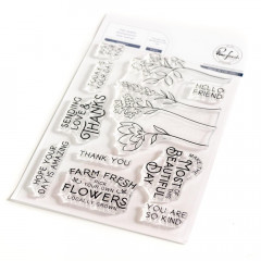 Pinkfresh Studio - Clear Stamps - Farm Fresh