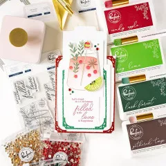 Pinkfresh Studio - Clear Stamps - Holiday Spirit