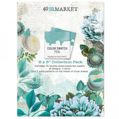 49 And Market - Color Swatch: Teal - 6x8 Collection Pack