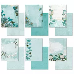 49 And Market - Color Swatch: Teal - 6x8 Collection Pack