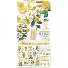 49 And Market - Color Swatch: Ochre - 6x12 Rub-On Transfer