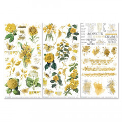 49 And Market - Color Swatch: Ochre - 6x12 Rub-On Transfer