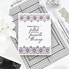 Pinkfresh Studio - Press Plate - Medallion Border