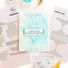 Pinkfresh Studio - Press Plate - Deco Sentiment Backdrop