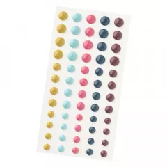 Pink Paislee - Enamel Dots - Joyful Notes