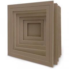 Staples Chipboard Album - 2 In 1 Tunnel & Pyramid