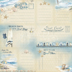 The Beach Is Calling - Designpapier - High Tide Good Vibes