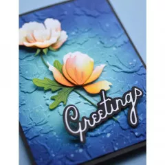 Memory Box - Embossing Folder & Cutting Dies - Anemone Drift