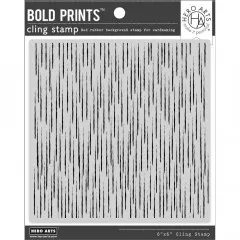 Hero Art Cling Stamps - Rain Texture Bold Prints
