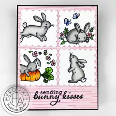 Hero Arts Clear Stamps - Spring Bunny