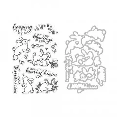 Hero Arts - Clear Stamps & Cutting Dies - Spring Bunny