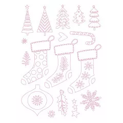 Clear Stamps - A Candy Cane Christmas 3 Stocking