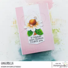 Stamping Bella - Cling Stamps - Bundle Girl Is A Flower