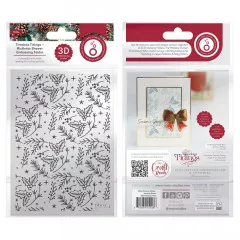 Tonic Studios 3D Embossing Folder - Mistletoe - Timeless Tidings