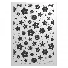 Tonic Studios 3D Embossing Folder - Cutesy Stars - A Very Festive Fayre