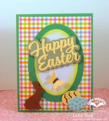 Karen Burniston Die - Happy Easter