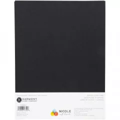 Harmony Hues - 8,5x11 Cardstock - Midnight Black