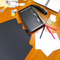 Harmony Hues - 8,5x11 Cardstock - Midnight Black