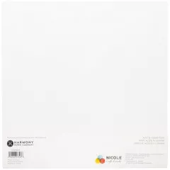 Harmony Hues - 12x12 Cardstock - Brilliant White