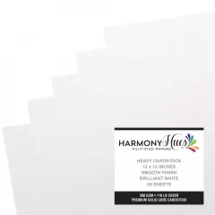 Harmony Hues - 12x12 Cardstock - Brilliant White