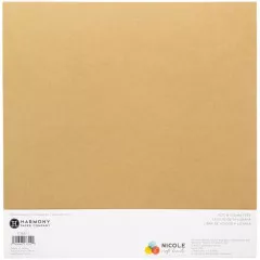 Harmony Hues - 12x12 Cardstock - Kraft