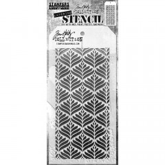 Tim Holtz Layered Stencil - Deco Leaf