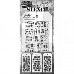 Tim Holtz Mini Layered Stencil Set 58